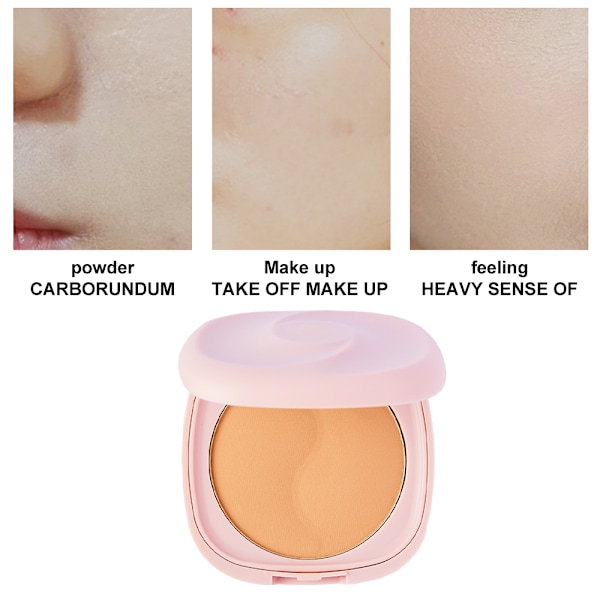 Makeup Palette Puder, Lätt & Transparent Täckning Vattentät Talkfri Ansikte