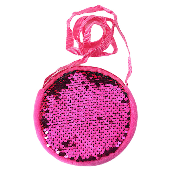 Pige Crossbody Taske Mode Prinsesse Pige Baby Sød Plys Sequin En-Skulder Rygsæk