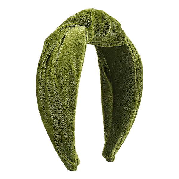 1 st sammetshårband för kvinnor, hårband knut turbanhårband vintage hårband elastiska hårbågar modehårtillbehör för kvinnor och flickor