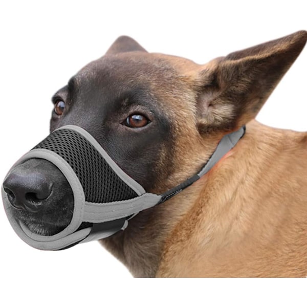 Hundemusling Nylon Blød Musling Anti-Bidende Barking Sikker, Mesh Åndbar Kæledyrs Musling til Små Mellemstore Store Hunde 4 Farver 5 Størrelser