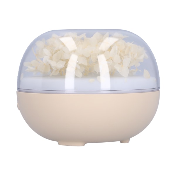 Beige Mini Aroma Diffuser med Lys USB-drevet Bord