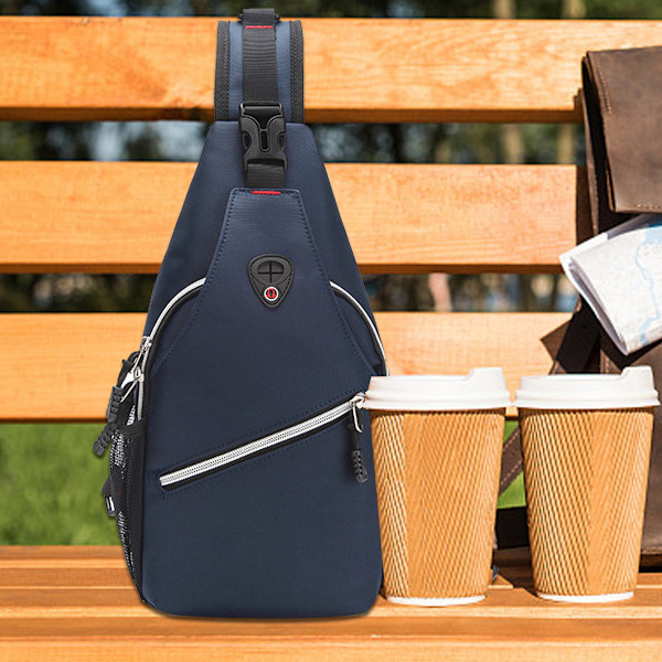 Slingryggsäck, Multifunktionell Crossbody Axelväska Resa Vandring Dagryggsäck, Liten Vandring Dagryggsäck Utomhus Casual Sportväska