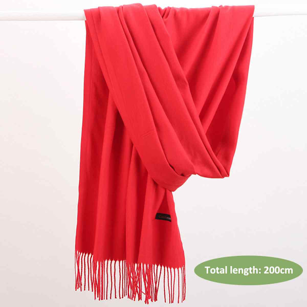 Dames tørklæde shawl og wrap aftenkjole varm lang tørklæde om vinteren