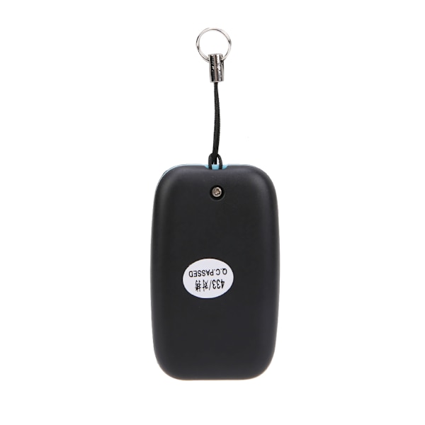 Säker Trådlös Fjärrkontroll Duplicering för Bilgrind Garageport 433MHZ（HFY603DK ）（Blå）