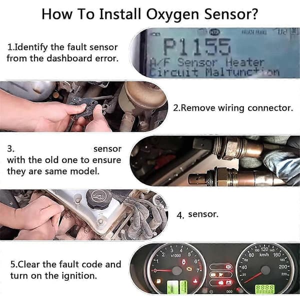 39351-2U001 Bagerste Sonde O2 Ilt-sensor til I30/40 CEED CERATO 1.6 2016-2020