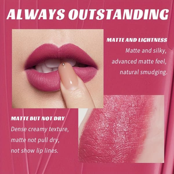 Long-lasting moisturizing lipstick, smudge-proof and durable lip gloss LP2299B