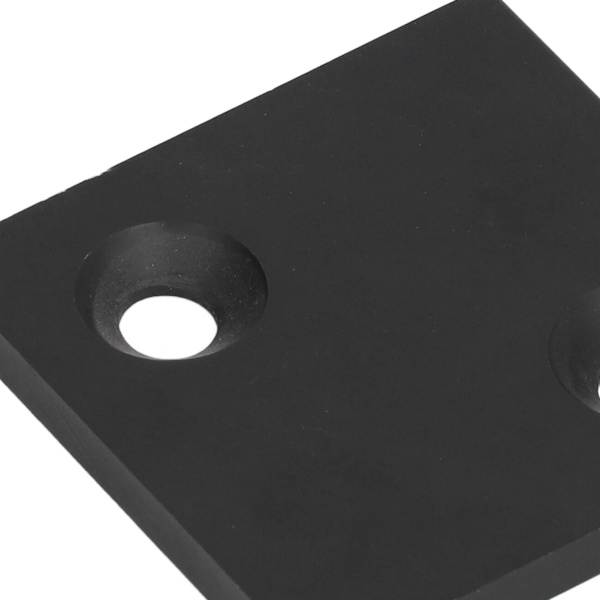5 st Aluminiumprofiler Slutlock 8080 Dubbla Spårändar för 3D-skrivare CNC-fräs Svart
