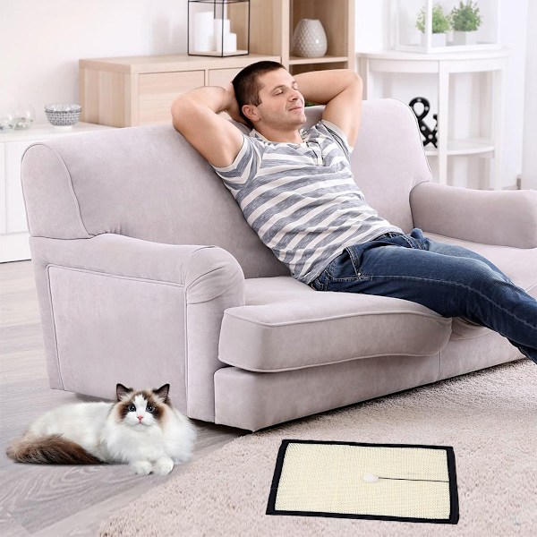 Kattklösmöbler Soffa Skydd med Naturlig Sisal för Att Skydda Soffa Soffa Stol