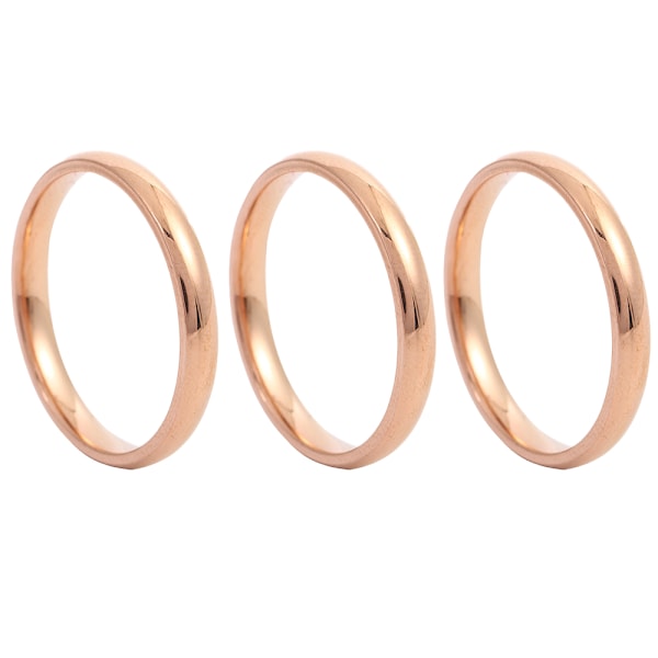 Titanium Ring Plain Dome Högpolerad Vigselring