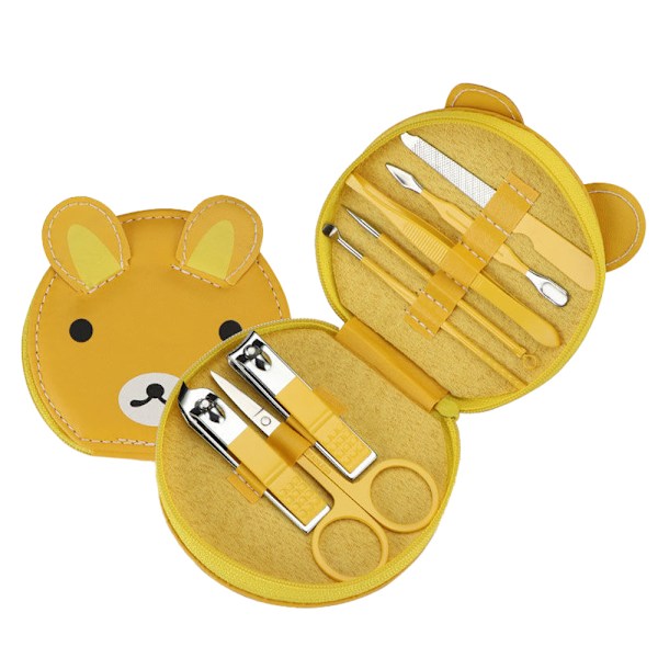 Portabel Manikyrset Mini Grooming Kit Nagelklippare Tillbehör Fingernageltrimmer