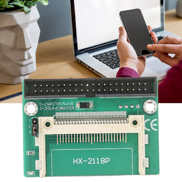 CF till IDE-adapter PCB 40 stift TrueIDE-läge AntiEMI Disk Desktop-adapterkort för WIN CE/LINUX