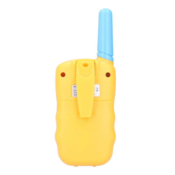 2-pack Mini Walkie Talkie Set USB Laddning Trådlös Radio Barnleksaker för Barn Födelsedag Julgåvor Blå Gul Europeisk 8CH PMR 446MHZ