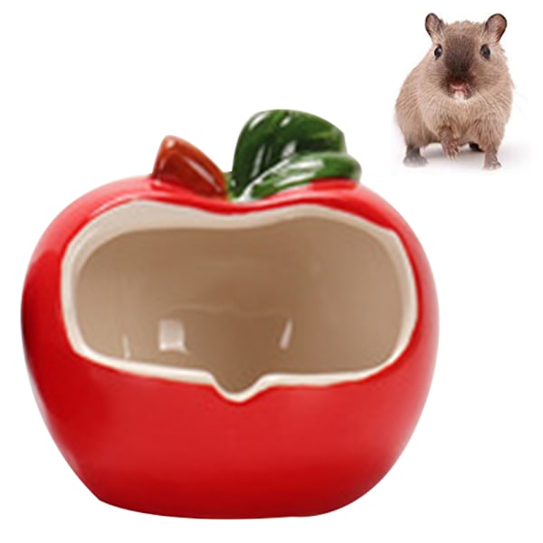 Keramisk hamsterbäddshus tecknad form små husdjur habitat bur hus sommar cool hamster gömställe bo