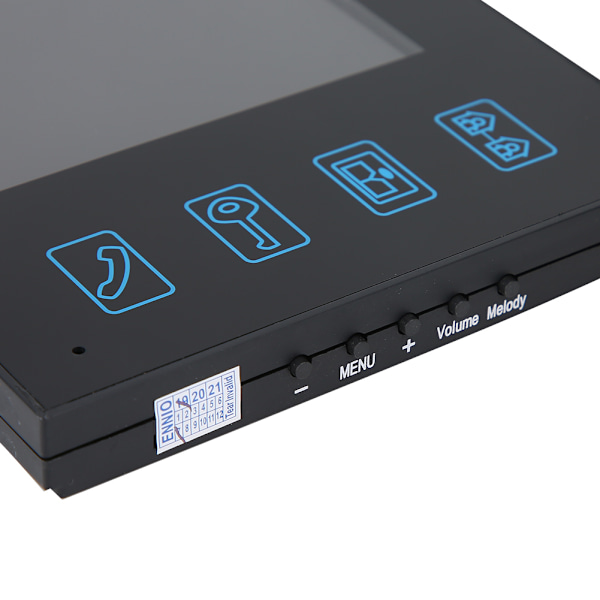 Touch Dörrinmatningssystem Klocka Visuell Nattseende Regnsäker Intercom Dörrklocka (100-240V)EU