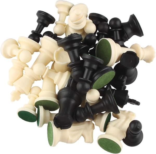 32 schackpjäser Endast XQZ-03 Schackpjäser (Plast-75mm)
