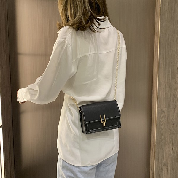 Färgblockerade Crossbody-väskor för Kvinnor Läder Cross Body Plånböcker Söta Designer Handväskor Axelväska
