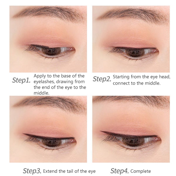 Gel Eyeliner-penna, Vattentät Eyeliner, Ögonmakeup, Långvarig, Smudge-proof Eyeliner Pen