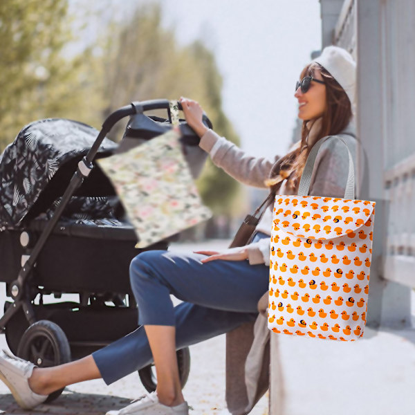 Vanntett bleieveske Bærbar multifunksjonell bleieveske for baby