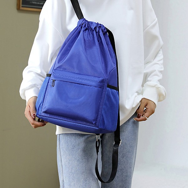 Trekksekk med snor Gym Bag Sackpack String Sack Pack Bags