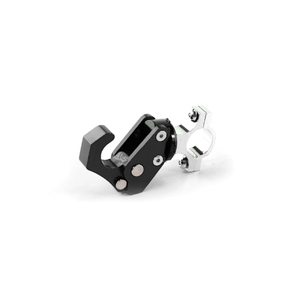 Buckle Folding Hook Stærk Leje Aluminium Legering Foldbar Krog til Motorcykel Scooter Cykel SORT