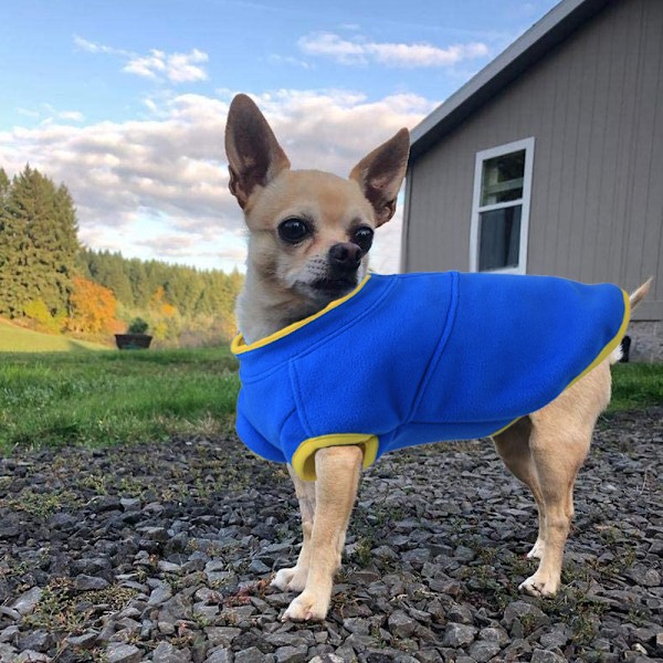 Fleeceväst för hundar i kallt väder, halv dragkedja, pullover, valps tröja, vintervarm kappa, kläder