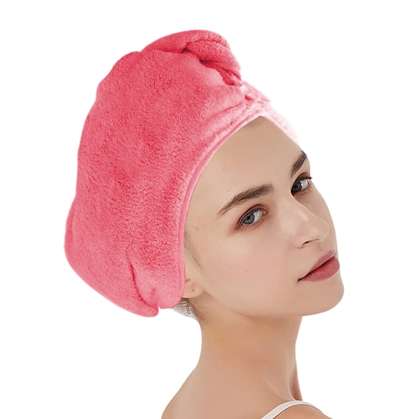 3-pack Snabb Torkande Hårhandduk för Kvinnor - Absorberande Hårwrap Turban Snabbtorkande Mikrofiber Hårhandduk