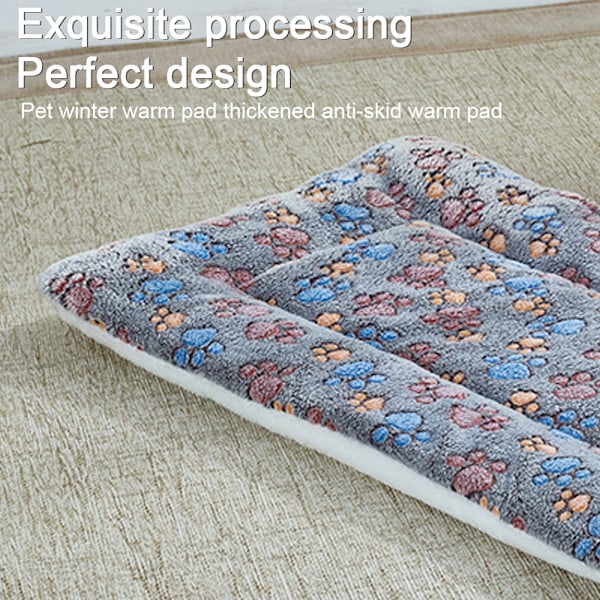 Anti-slip varm dyremadras af koral til katte og hunde