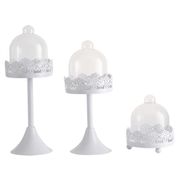 3-pack Kakdisplayställ i Järn, Dessertställ, Matställ, Bröllopsfestdekoration