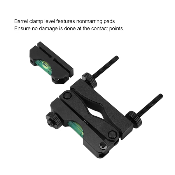 Retikkel Nivelleringssystem Universal Aluminium Legering Sigtejusteringsniveauværktøj til Biler Sort