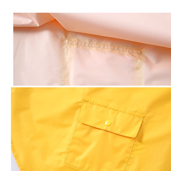 Regnponcho barn regnkappa tjejer pojkar 100% regntät bärbar vikbar regnjacka barn regn poncho cykel med förvaringsväska regnjacka