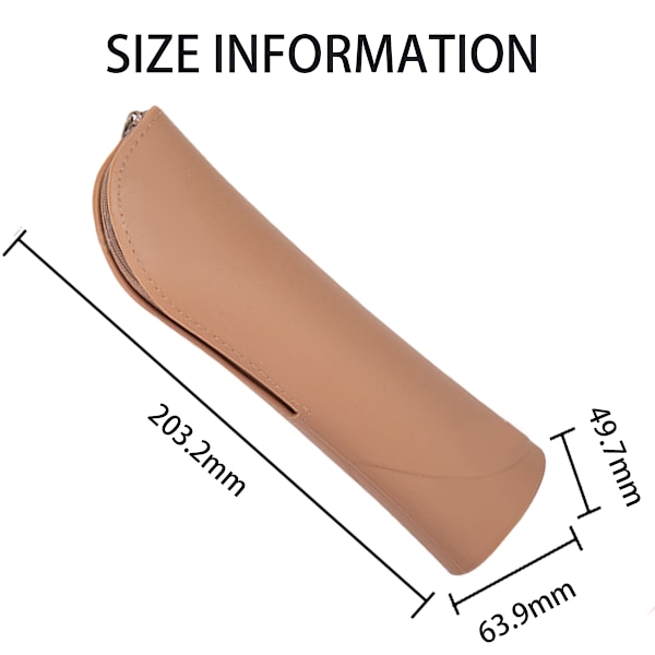 Sminkborstefodral Sminkborstehållare Reseväska Kosmetikväska Artistförvaringsväska Stående Sminkkopp för borstar, Läppglans, Eyeliners, Ögonbrynspenna