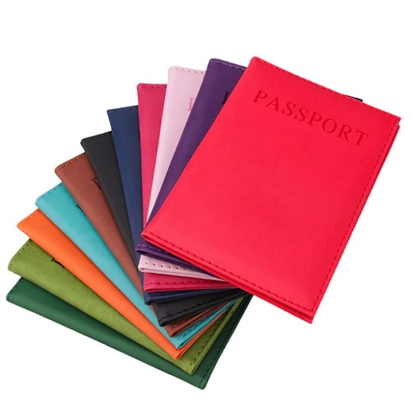 Passport Fodral, Pass, Mörkbrun Mörkbrun