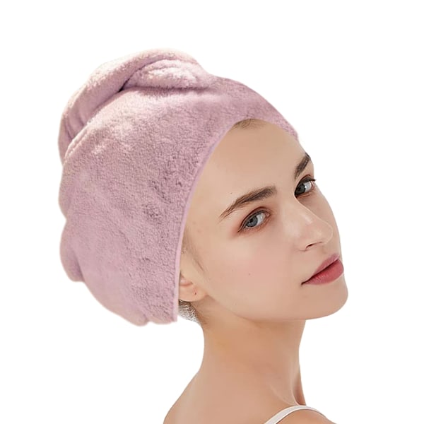3-pack Snabb Torkande Hårhandduk för Kvinnor - Absorberande Hårwrap Turban Snabbtorkande Mikrofiber Hårhandduk