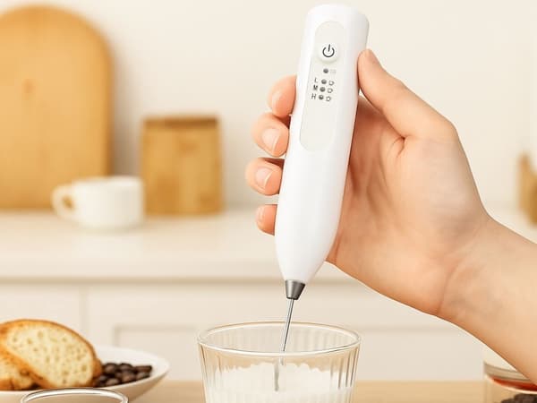 Elektrisk melkeskummer - Trådløs håndvisp for kaffe 104