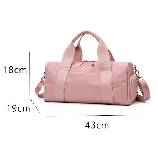 Duffle Bag, Sportväska för Gym med Fuktbeständig Ficka & Skofack, Weekendväska för Resor
