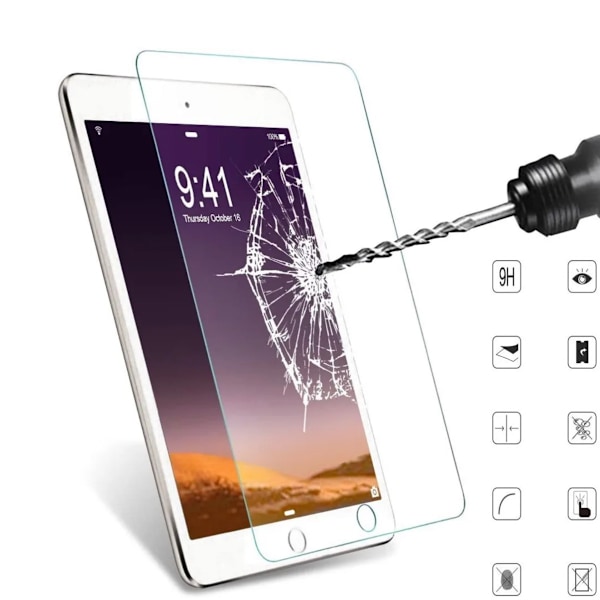 Skärmskydd Härdat Glas 9H för iPad Air 2 och 5/6