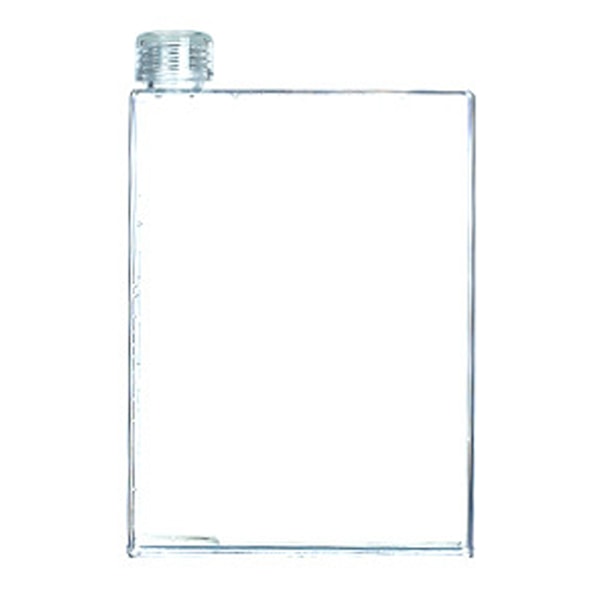 380ml A4 Plast Flat Vannflaske Gjenbrukbar