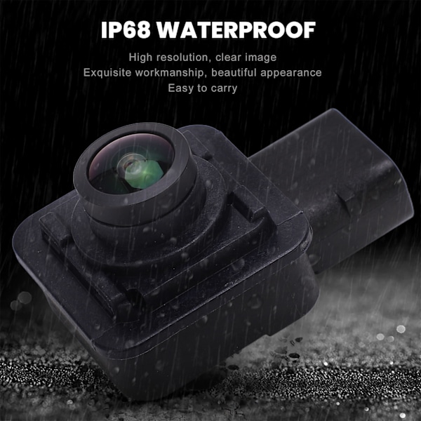 Bagagerumsbackupkamera FL3Z 19G490 D Parkeringsassistent Backupkamera Udskiftning til Ford 2015‑2019