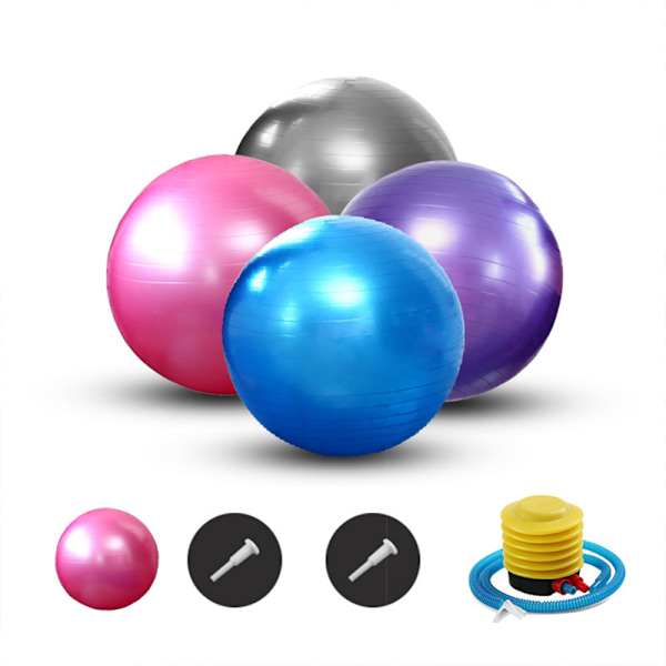 Mjuk träningsboll, träning, fitness, balans, gym, fysio, magmuskler (kontor & hem & skola)