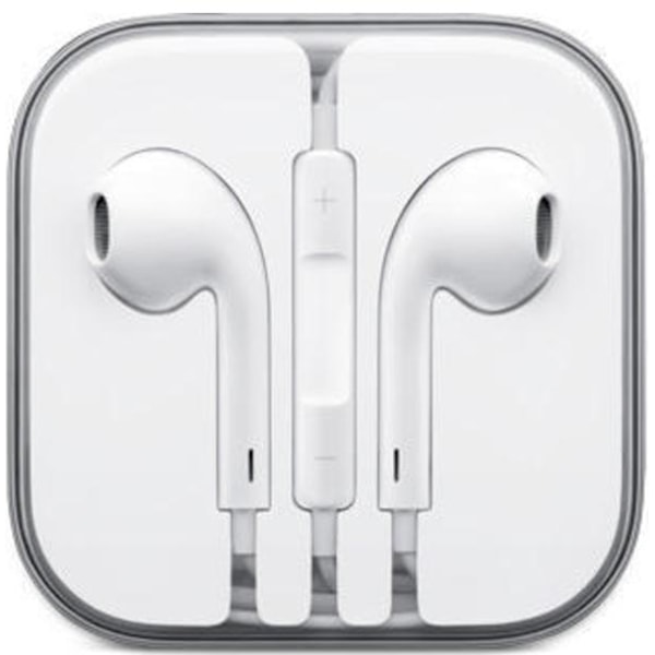 Hörlurar med volymkontroll för Apple och 3.5mm-enheter