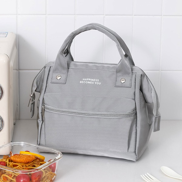 Lunchväska för Män/Kvinnor Lunchtote Väska Isolerad Lunchbox för Arbete Picknick Skola