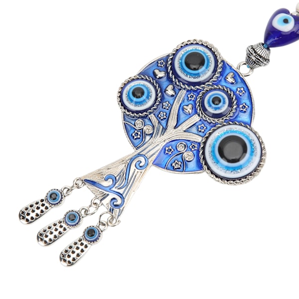 Onda Öga Hänge Färgad Glasyr Legering Utsökt Elegant Stil Bringa Lycka Välsignelse Onda Öga Bilhängande Ornament