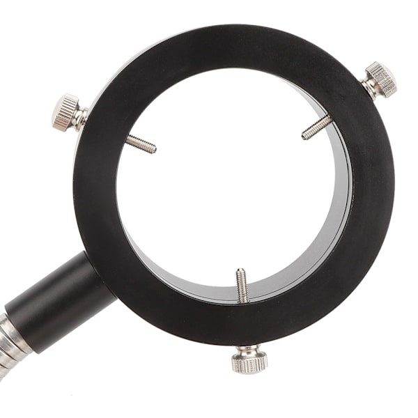 Mikroskop Justerbar LED-Ringlampa Fiberoptisk Kall Ljuskälla 5500K Innerdiameter 60mm EU-kontakt 85-265V