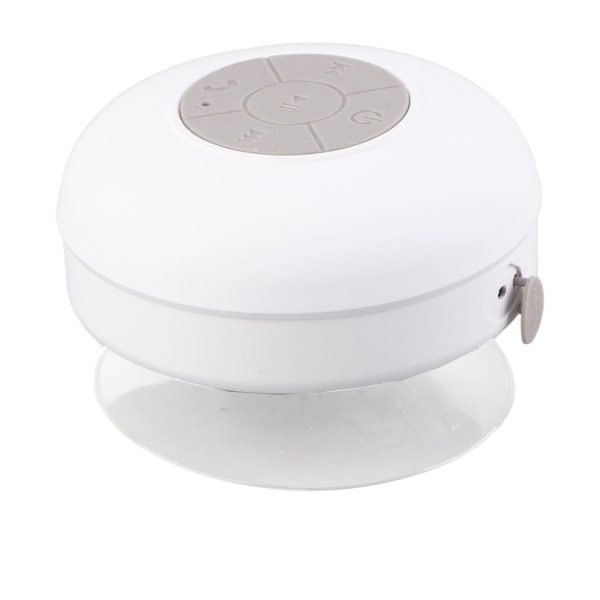 Bluetooth duschhögtalare Vattentät, droppbeständig bärbar trådlös minihögtalare med sugkopp för badrum