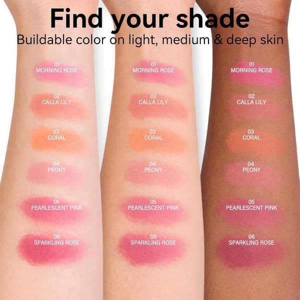 Cheeky Blush, Talkfri mat pudderrouge, Peony | Frisk, blød lyserød nuance til en blød hverdagsfarve på kinderne