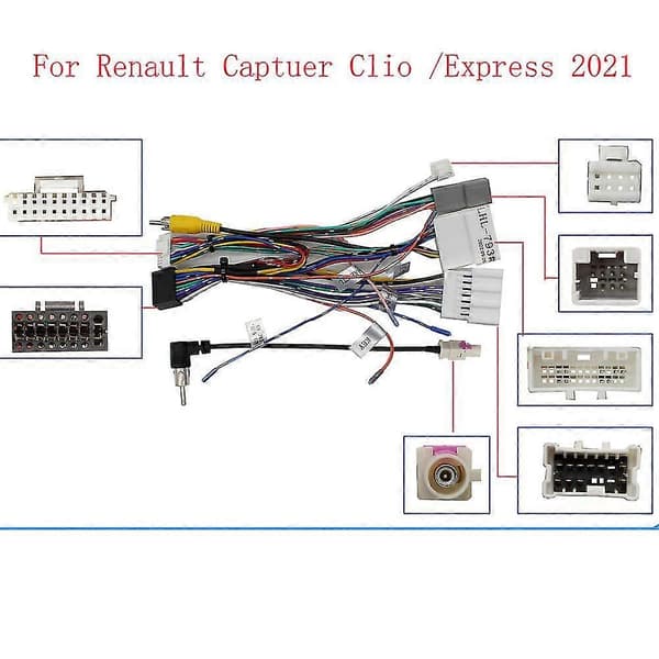 16-bens Canbus Box Adapter Xp-xb-011 til Renault Captuer Clio /express 2021 med ledningsnet Android Bilradio Canbus canbus
