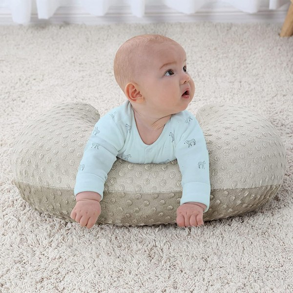 Amningskudde och lokaliserare för amning och flaskmatning, babysupport, magetid