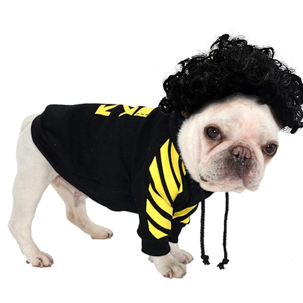 Morsom Hundekatt Cosplay Parykk, for Halloween, Jul, Fester, Festivaler, Hundeparykker for Små, Mellomstore og Store Hunder