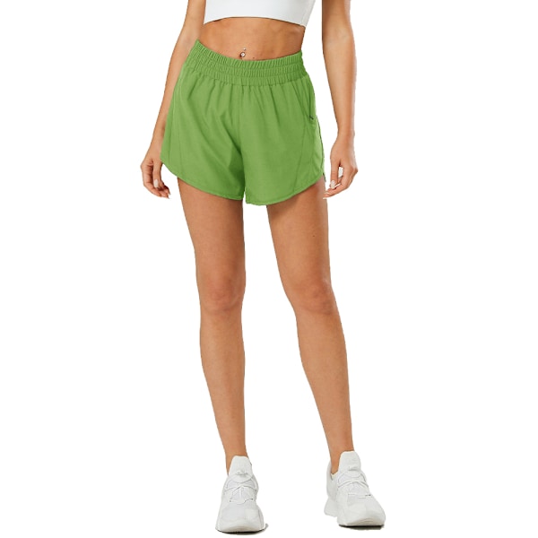 Yogakjol för kvinnor, avslappnade shorts, lösa, andningsbara, snabbtorkande träningshorts