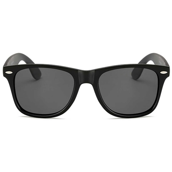 Retro Wayfarer, Solglasögon, Mattsvart